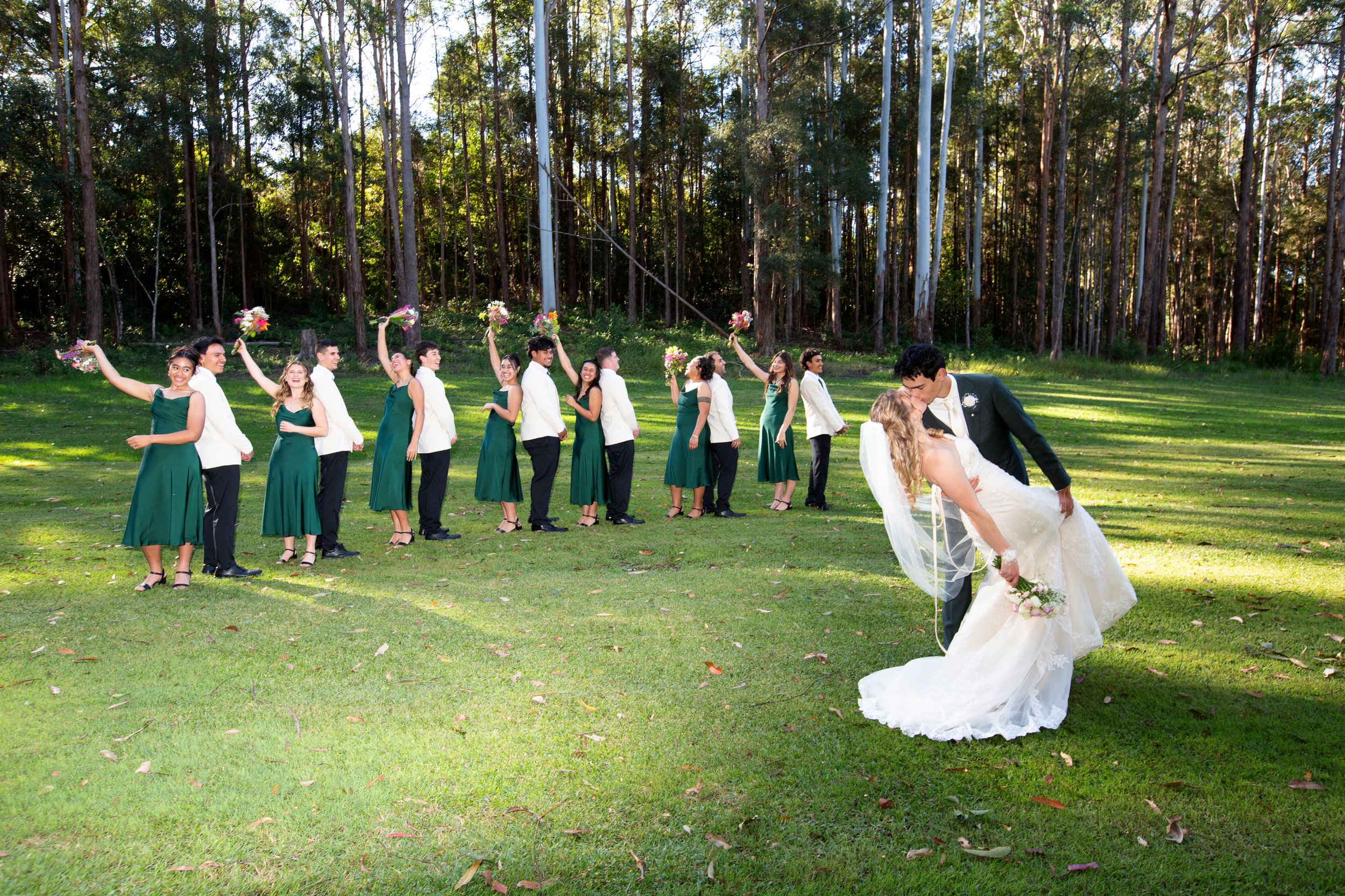 Zeny’s customers, Jade and Charlie, just married.