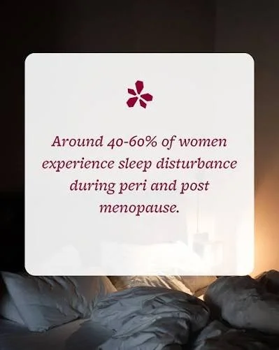 fact on sleep disturbance in menopause