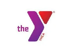 The YMCA logo with a purple Y, a red triangle, and the words 'the YMCA' in purple and red.
