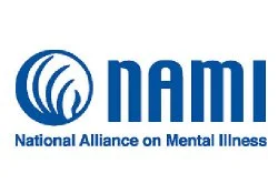 NAMI logo with text 'National Alliance on Mental Illness'
