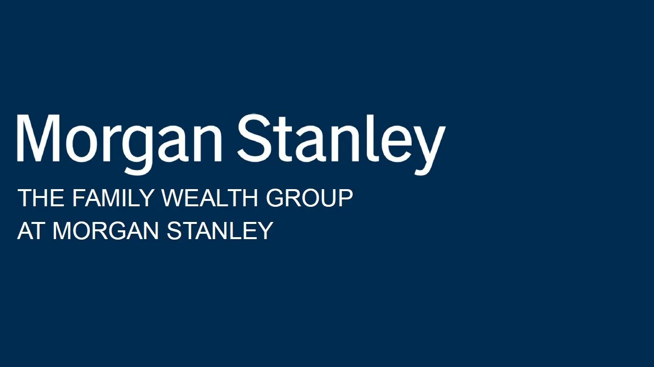 Morgan Stanley logo with text indicating it is the family wealth group at Morgan Stanley.