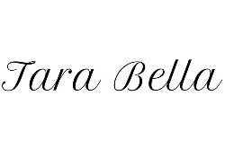 Text reading 'Tara Bella' in elegant script