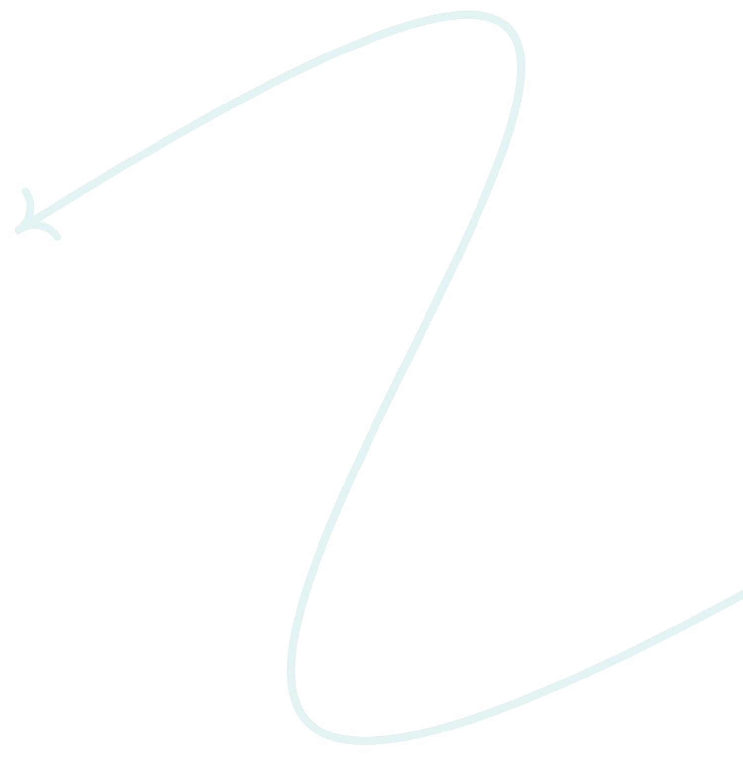 White neon outline of a question mark on a black background.