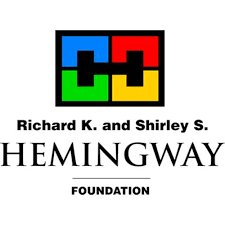 Logo for the Hemingway Foundation featuring a colorful geometric design with the name Richard K. and Shirley S. Hemingway Foundation written below.