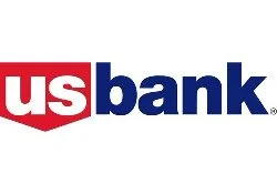 Logo of US Bank with red, white, and blue colors.