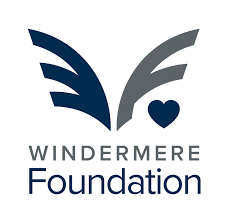 Logo of Windermere Foundation featuring stylized wings and a heart.
