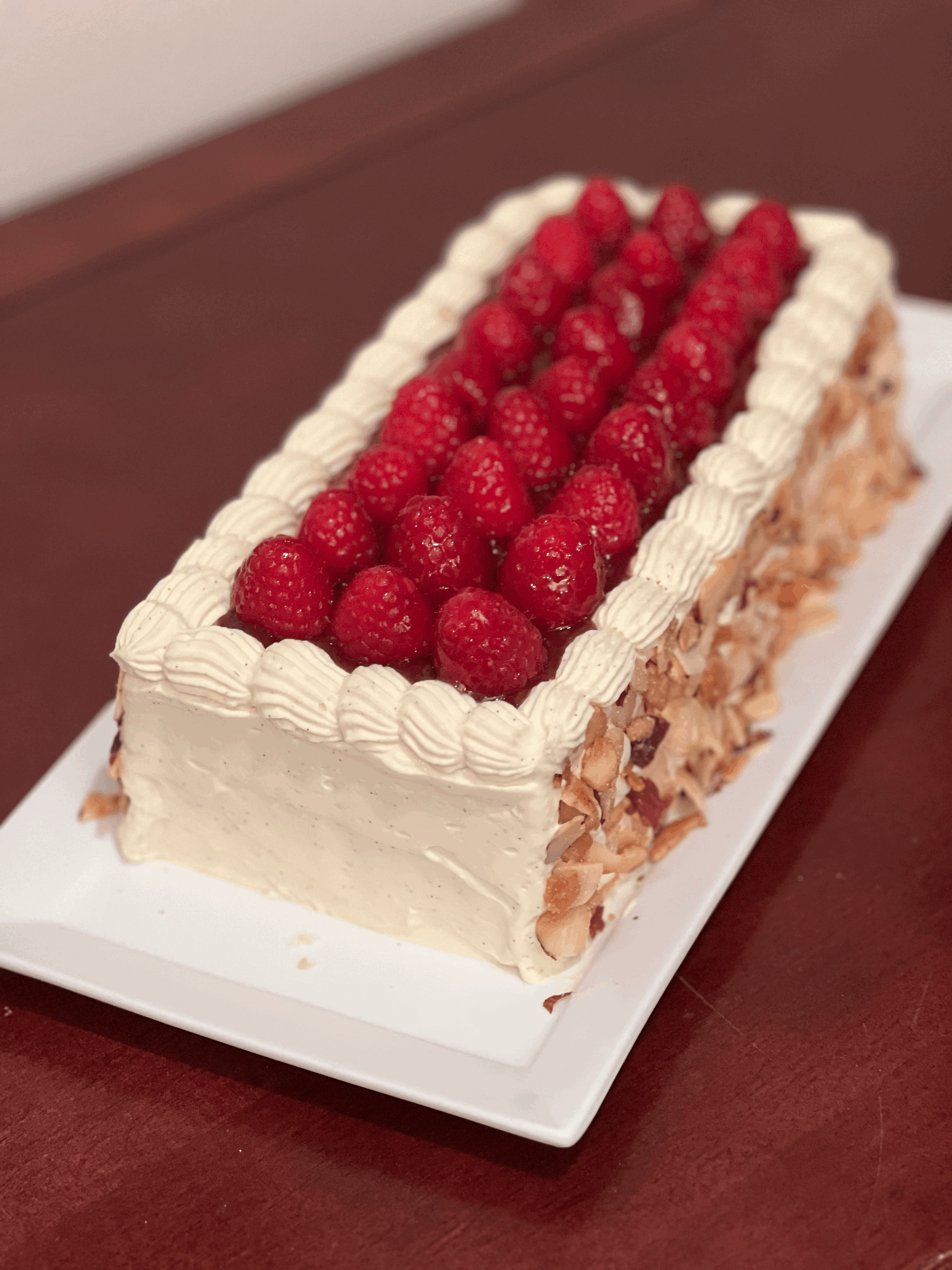 Toasted Almond Amaretto Cake