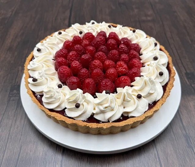 Chocolate Raspberry Tart side view.jpeg