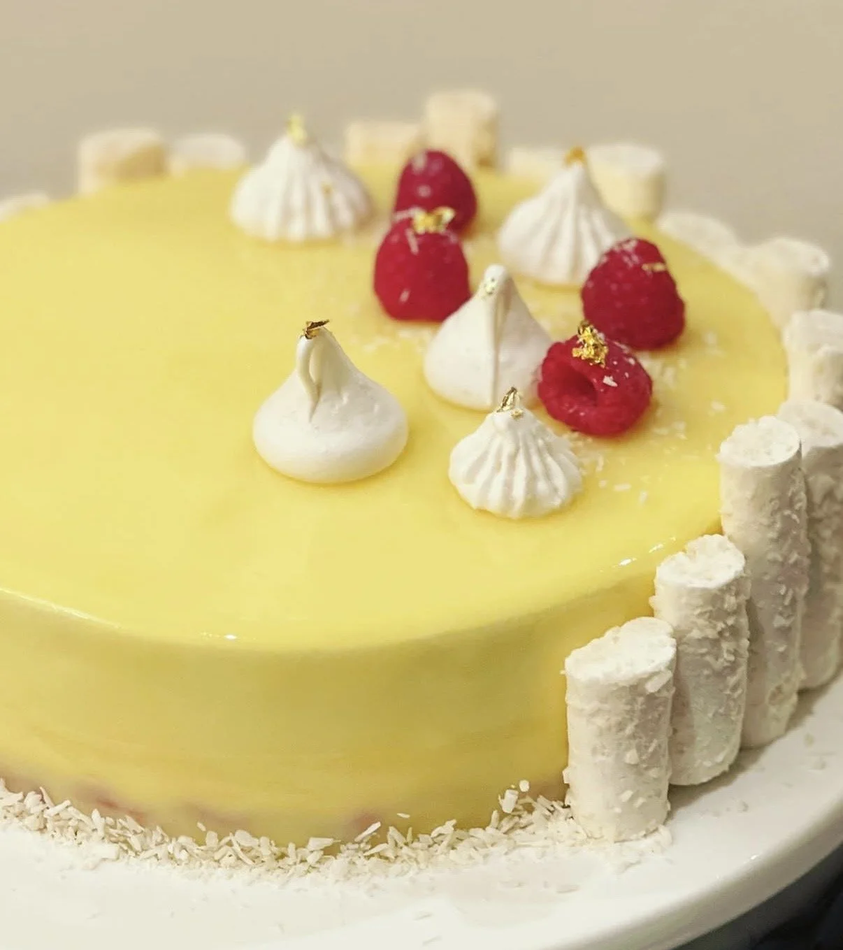 Lemon Mousse Cake