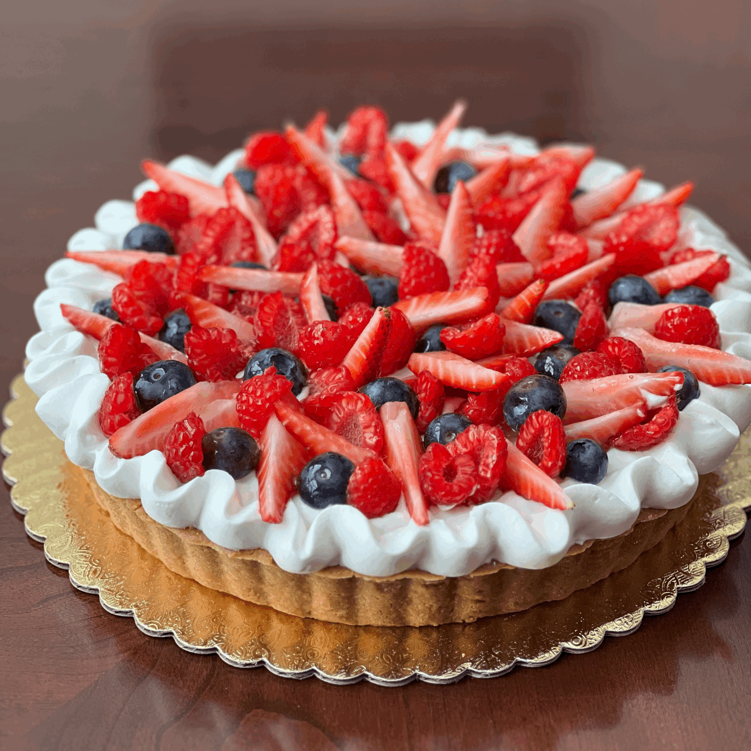 Triple Berry Almond Vanilla Tart