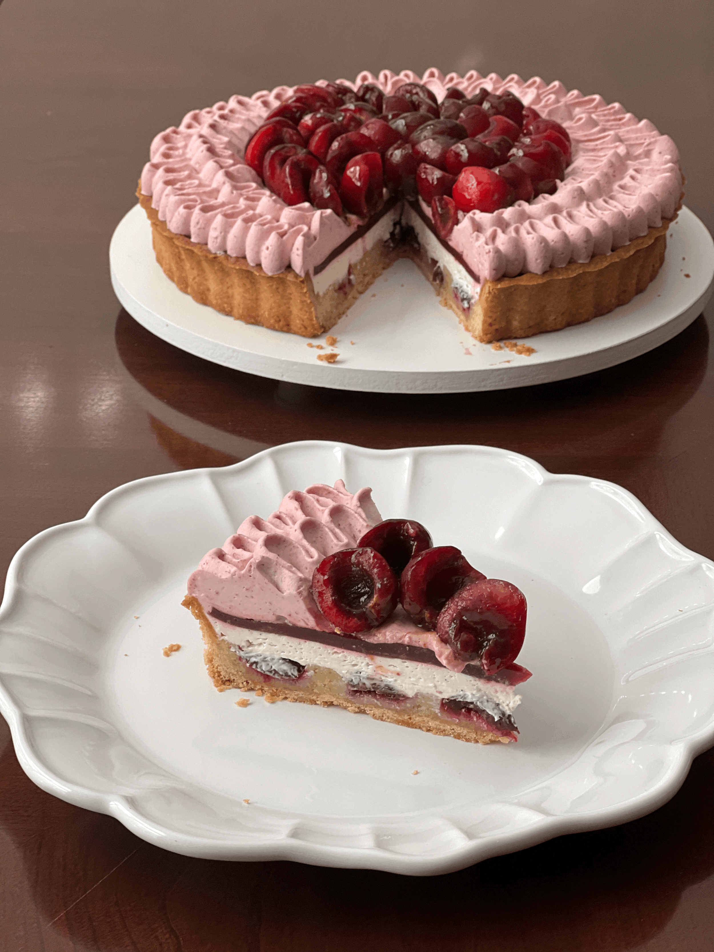 Cherry Vanilla Tart