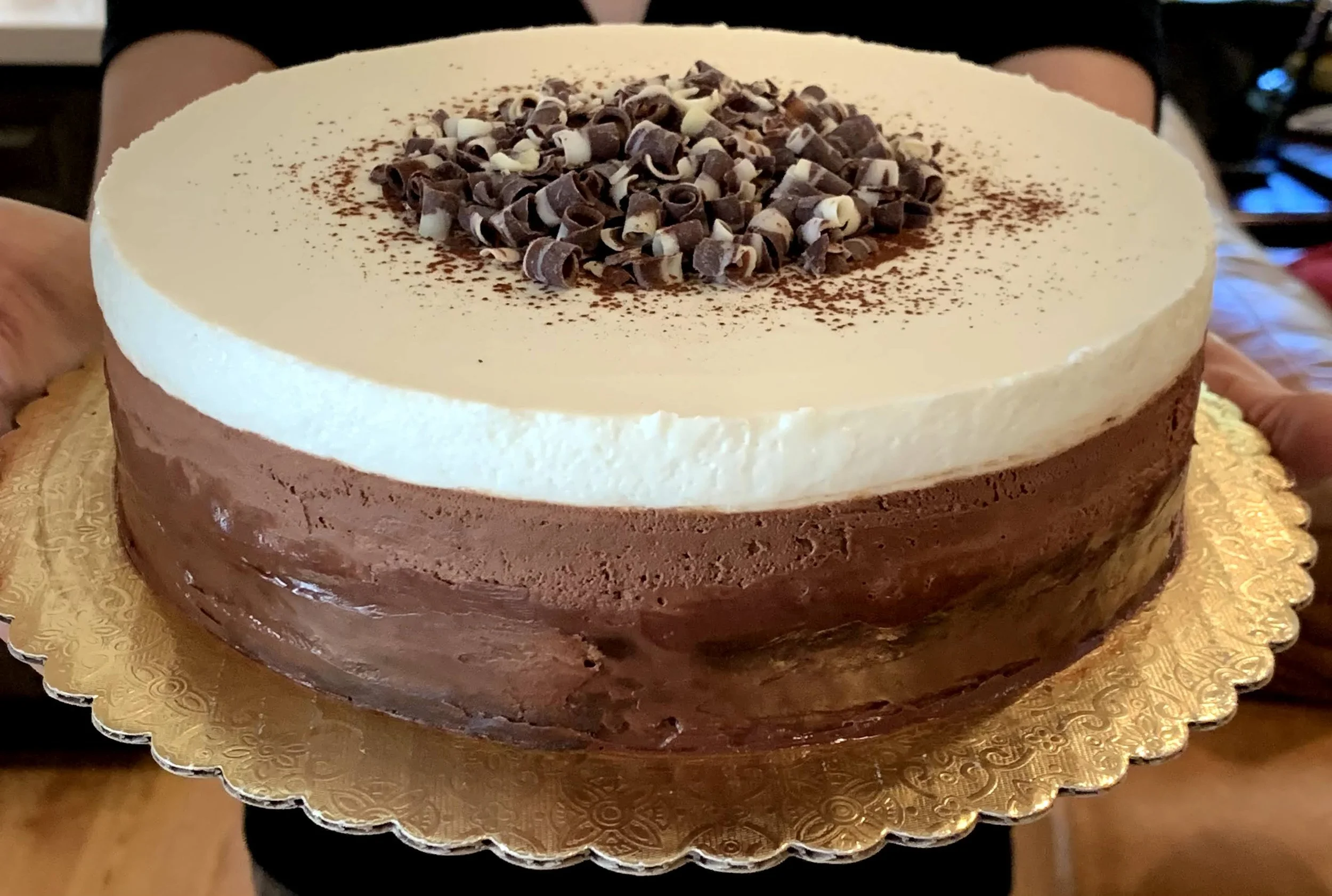 Triple Chocolate Mousse Cake