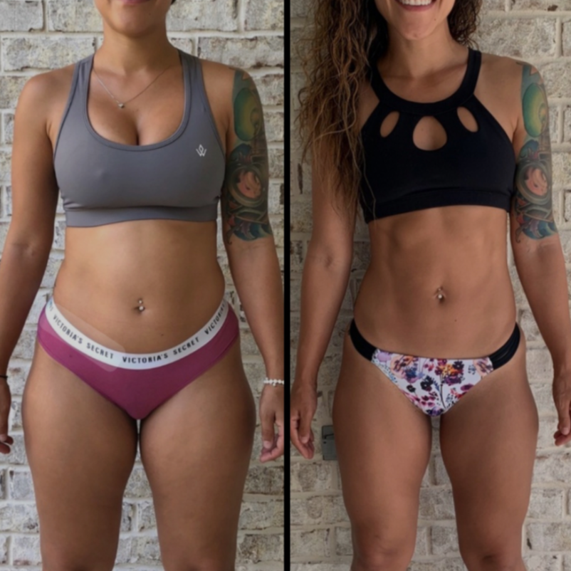 Built Culture personal training before and after.