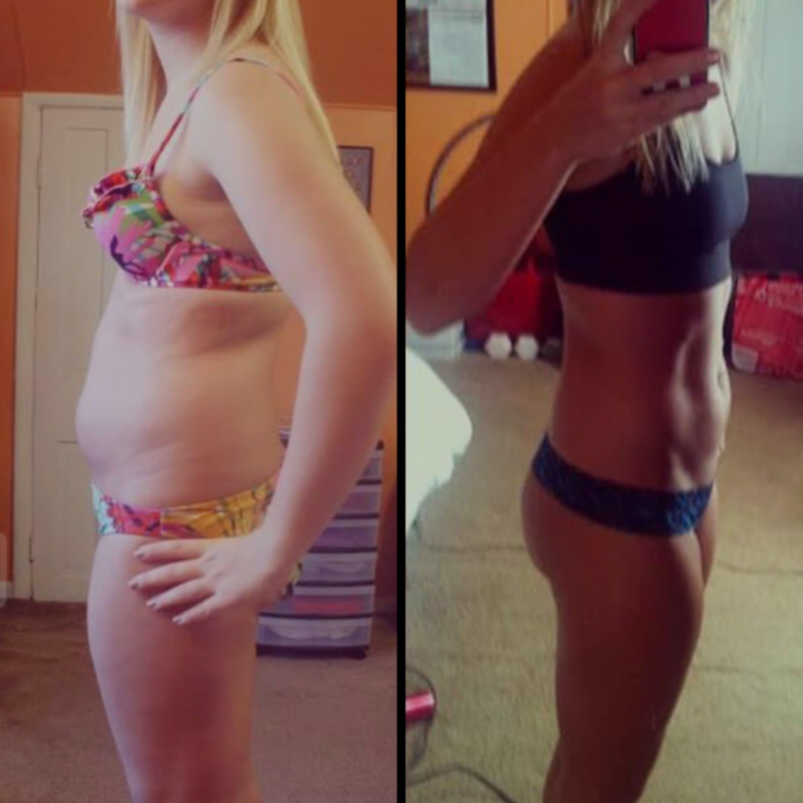 Built Culture personal training before and after.