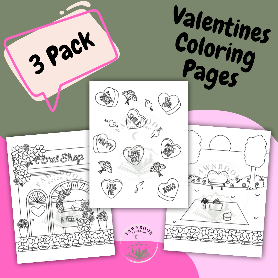Valentines Coloring Pages