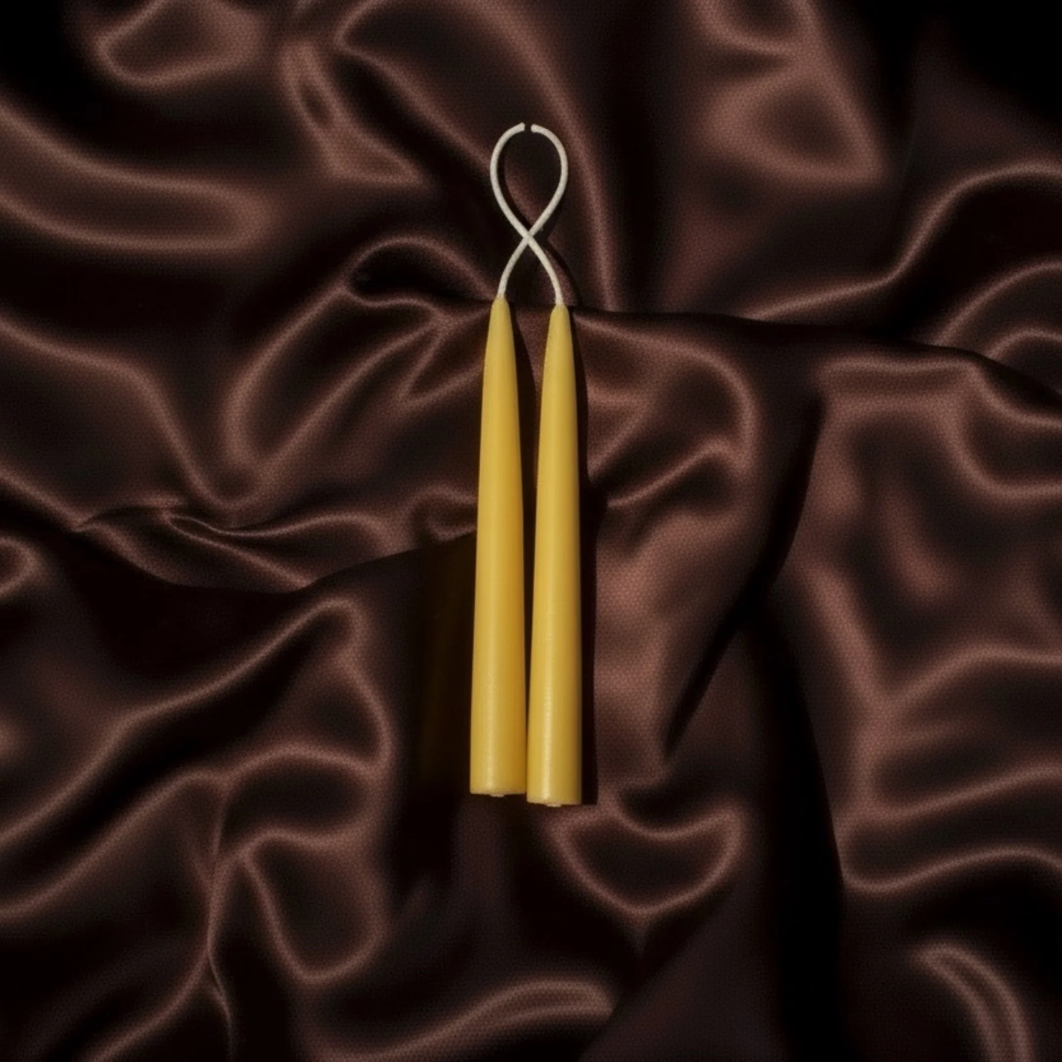 6" Beeswax Taper Candles