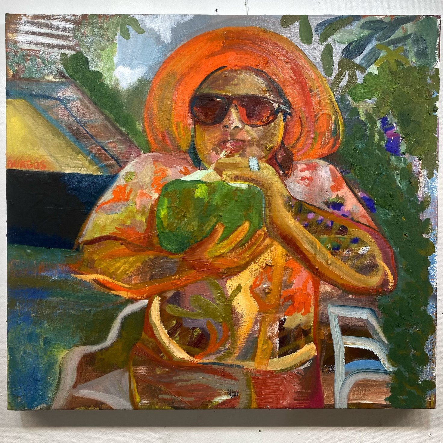 Coco Frio, 24x24, Oil on canvas 2020