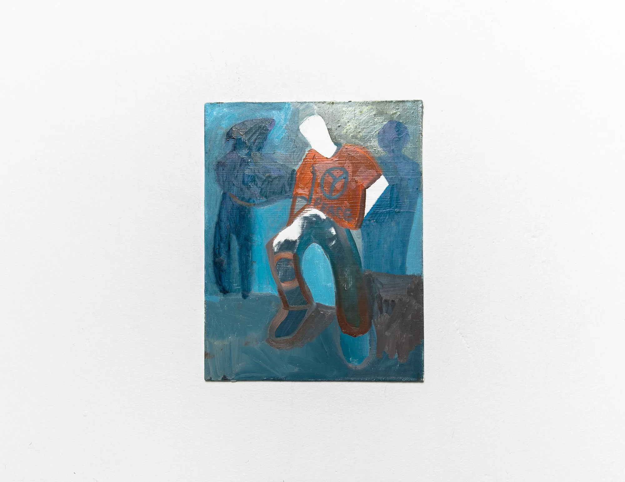 No justice
8 ½ x 11, 2020
Oil on wood