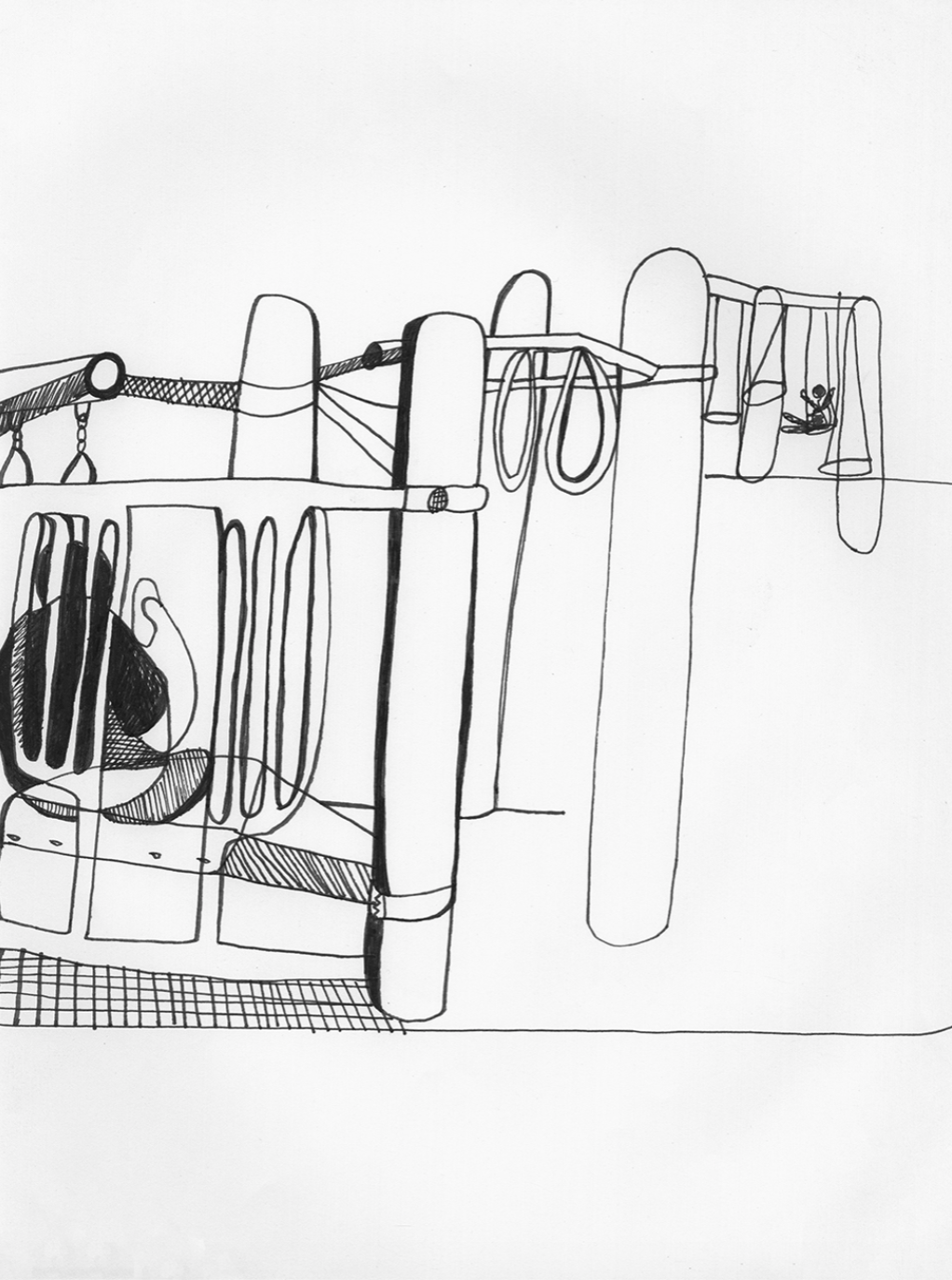 I need a break too, Ink on paper 2018