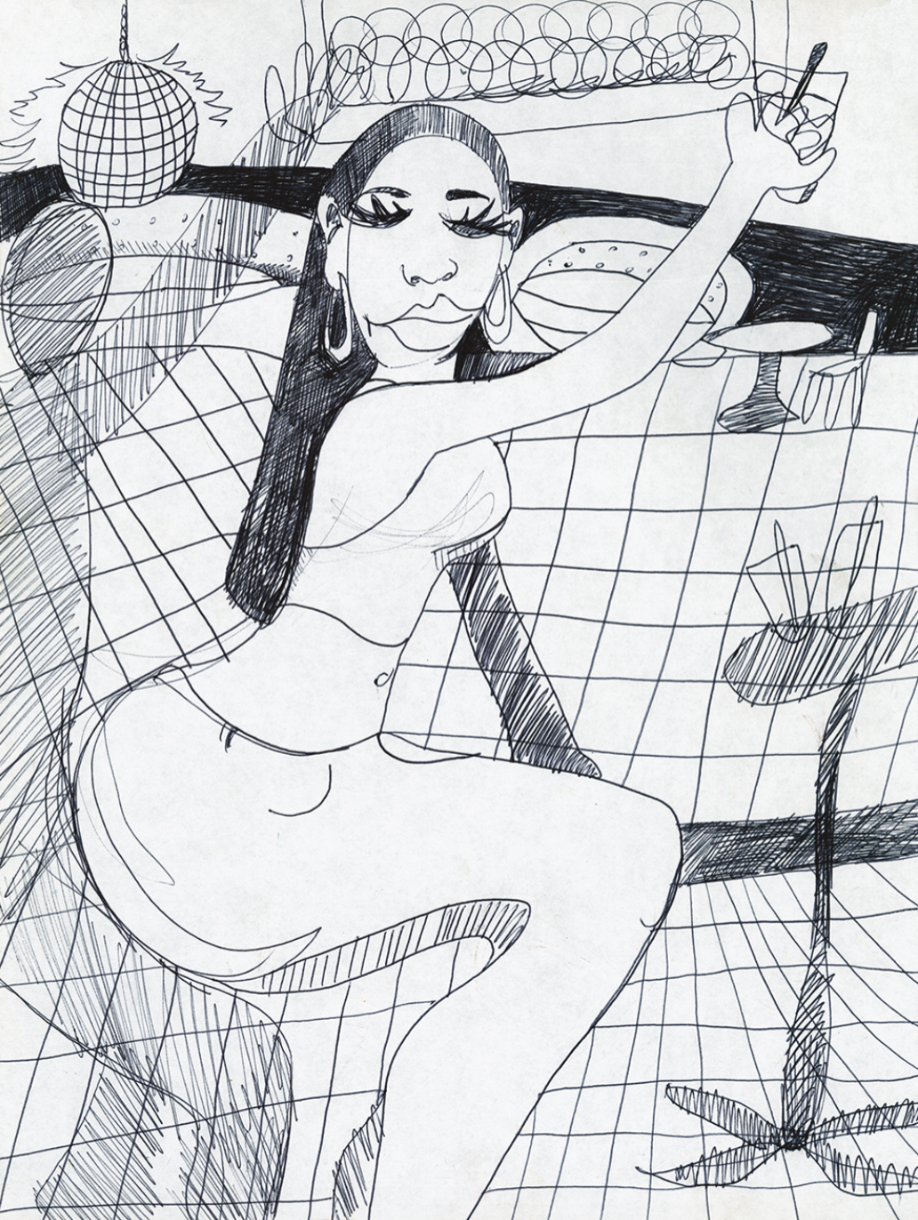 Shanty Flow, Pen on paper 2019