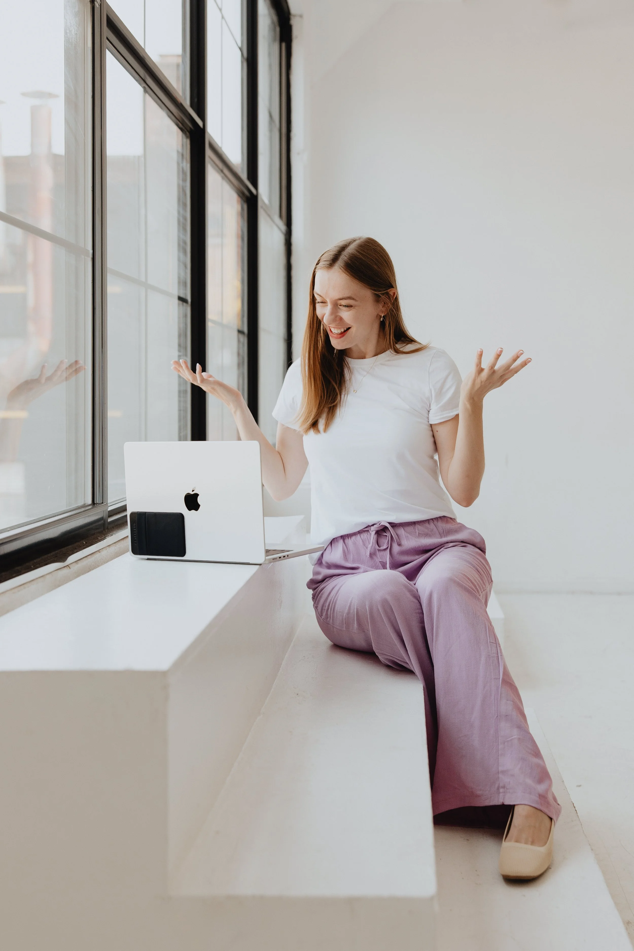 Parent Coach talking on a zoom call