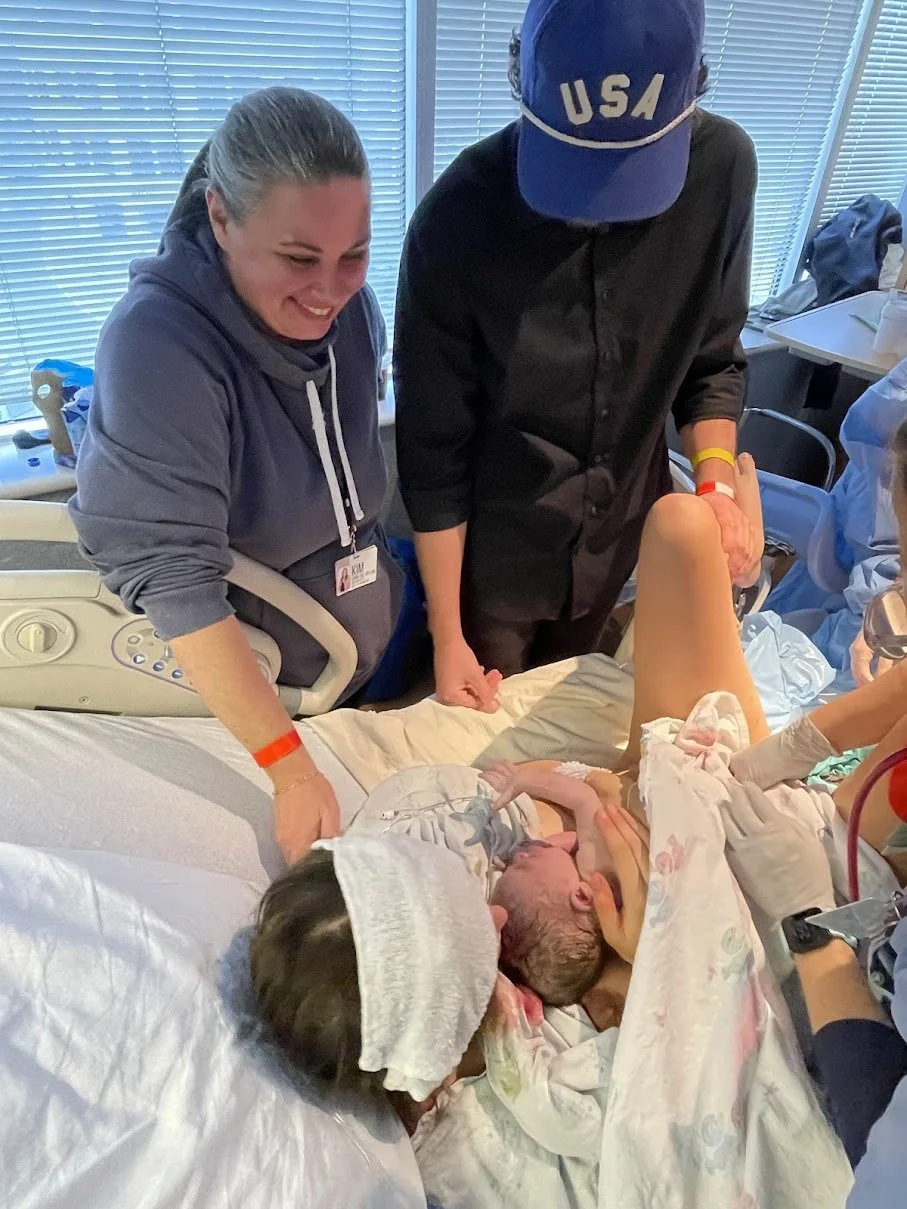 doula kim offering continuous doula support in Portland