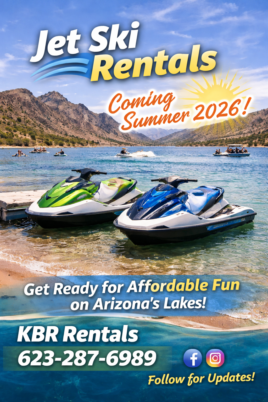 Jet ski rentals coming soon Phoenix