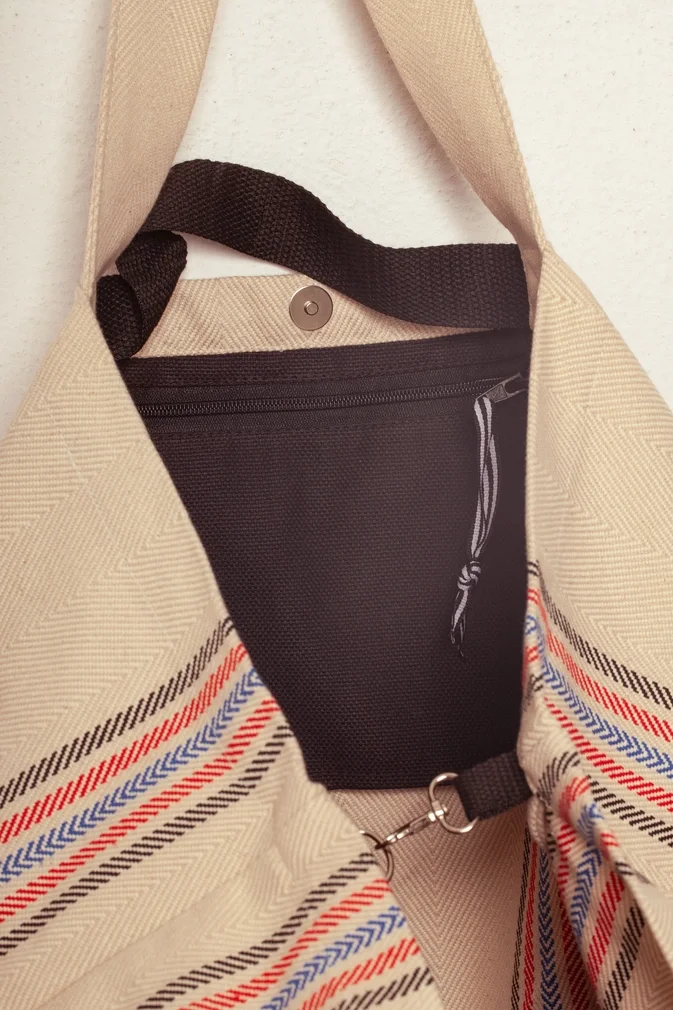 Burgos Raw Maxi Twill Shopper Bag 4.webp