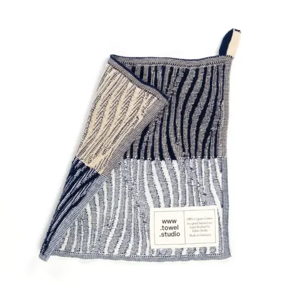 Origami River Washcloth | Sandy Beige