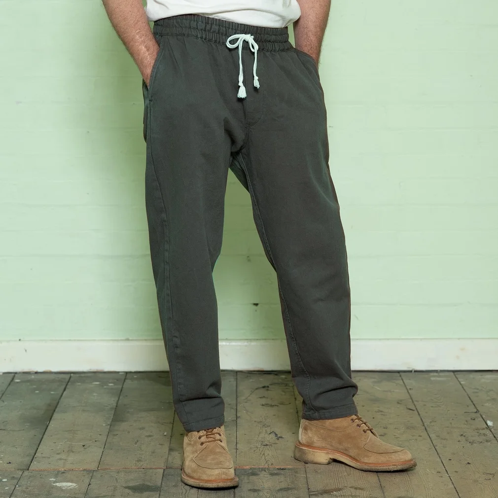 The Deck Trousers - Olive 1.webp