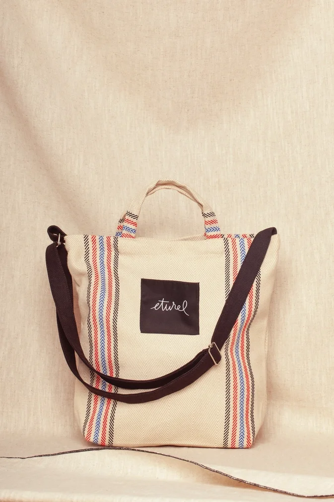 Tote Bag Crossed with Raw Burgos Twill 4.webp