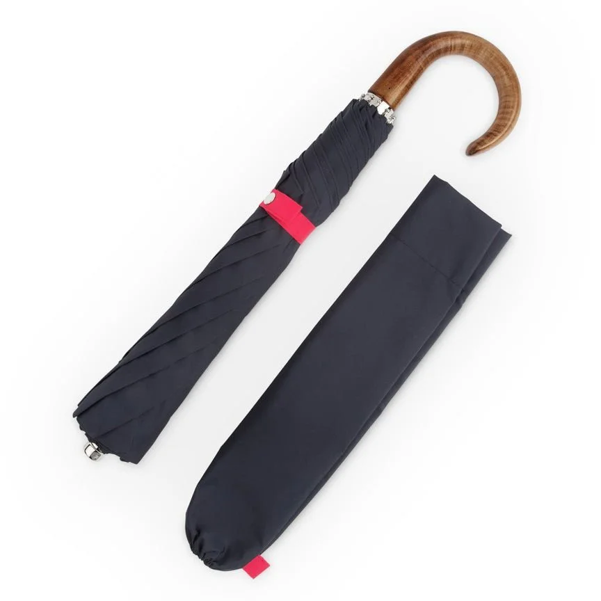 British Folding Umbrella - Marine Blue:Pink 1.jpeg