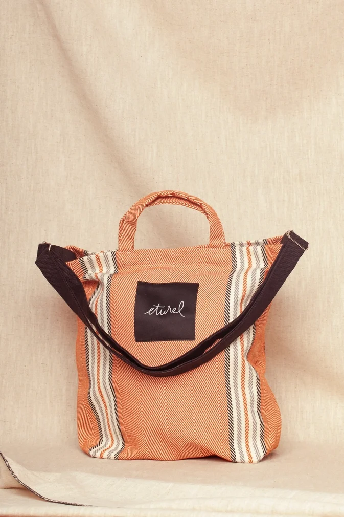 Crossbody Tote Bag in Burgos Clay Twill 4.webp