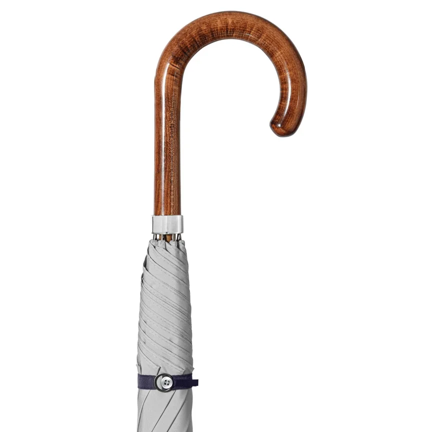 British Umbrella, Beech & Maple - Grey : Navy 5.webp