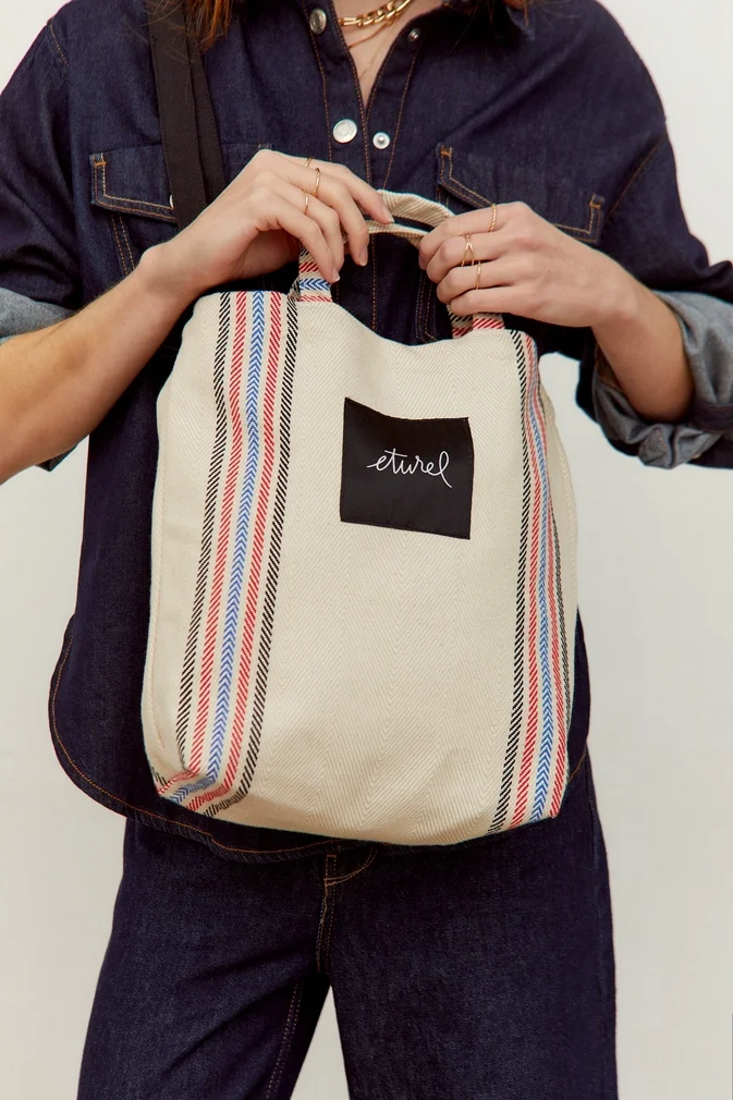 Tote Bag Crossed with Raw Burgos Twill 1.webp