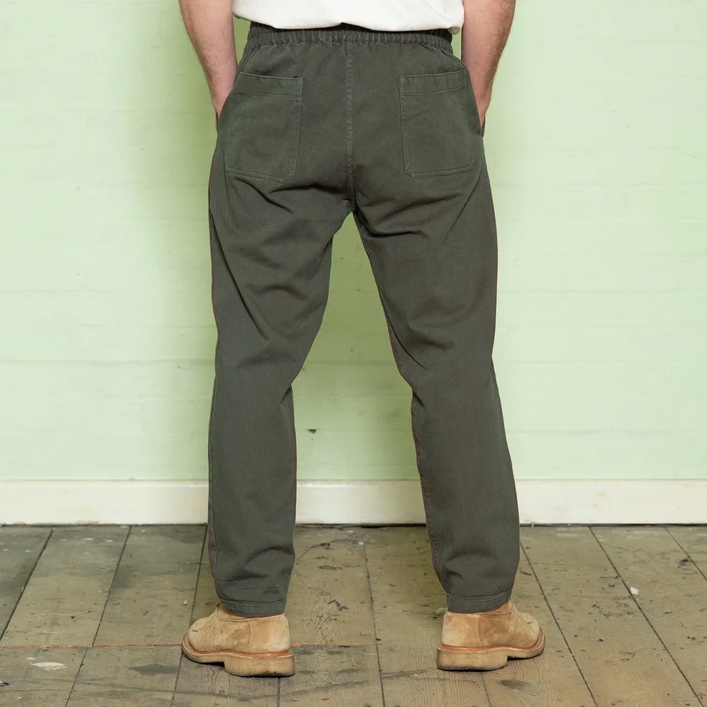 The Deck Trousers - Olive 2.webp