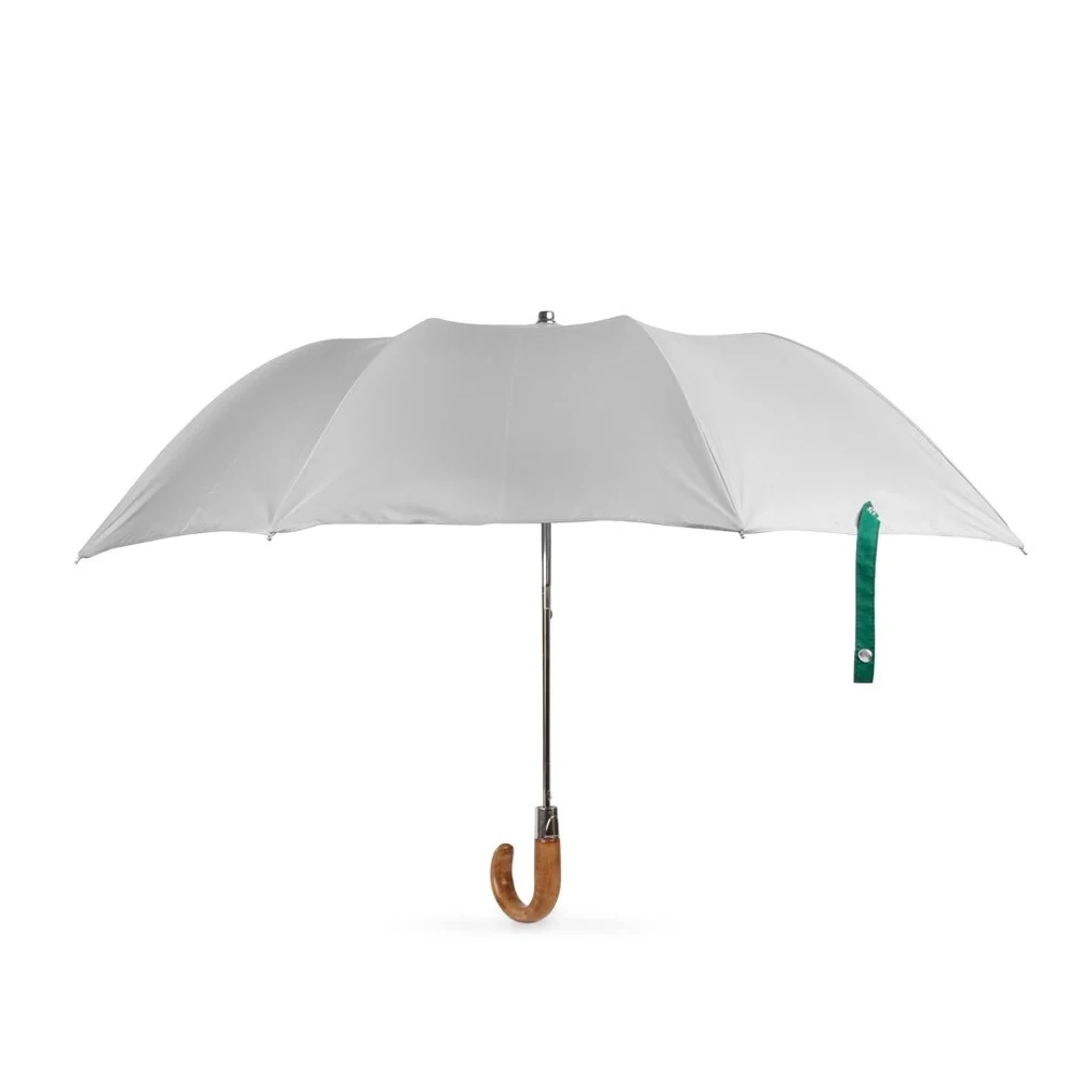 British Folding Umbrella - Grey:Green.webp