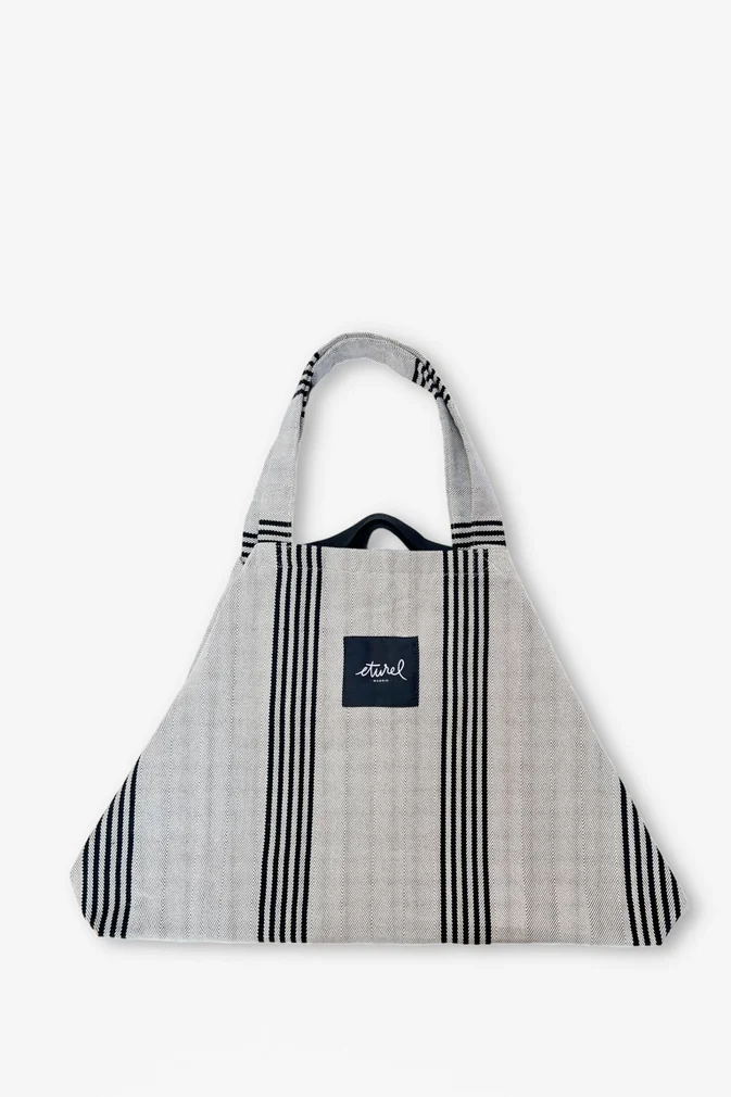 Burgos Maxi Twill Black Shopper Bag 6.webp