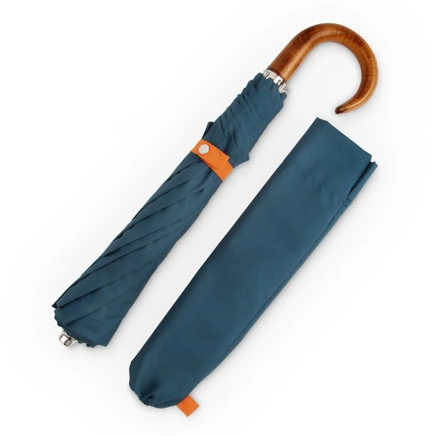 British Folding Umbrella - Mallard:Orange 1.jpeg