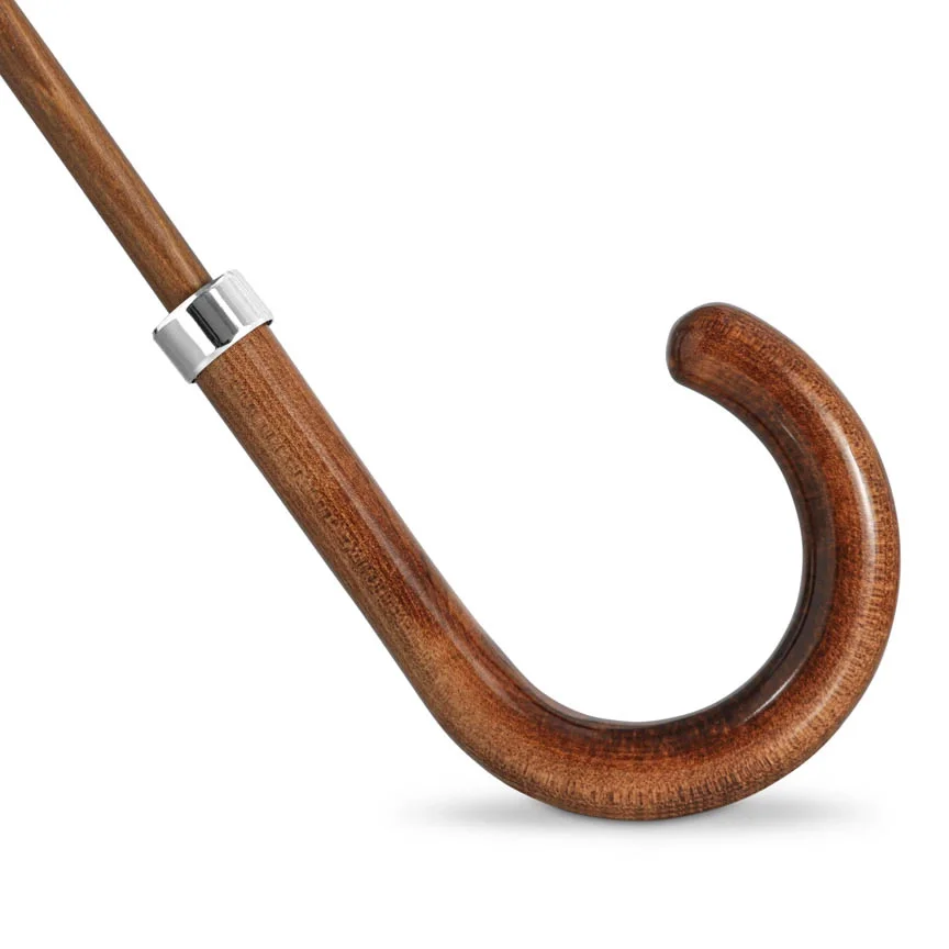 British Umbrella, Beech & Maple - Grey : Navy 4.webp