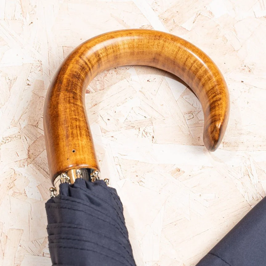 British Folding Umbrella - Marine Blue:Pink 3.jpeg