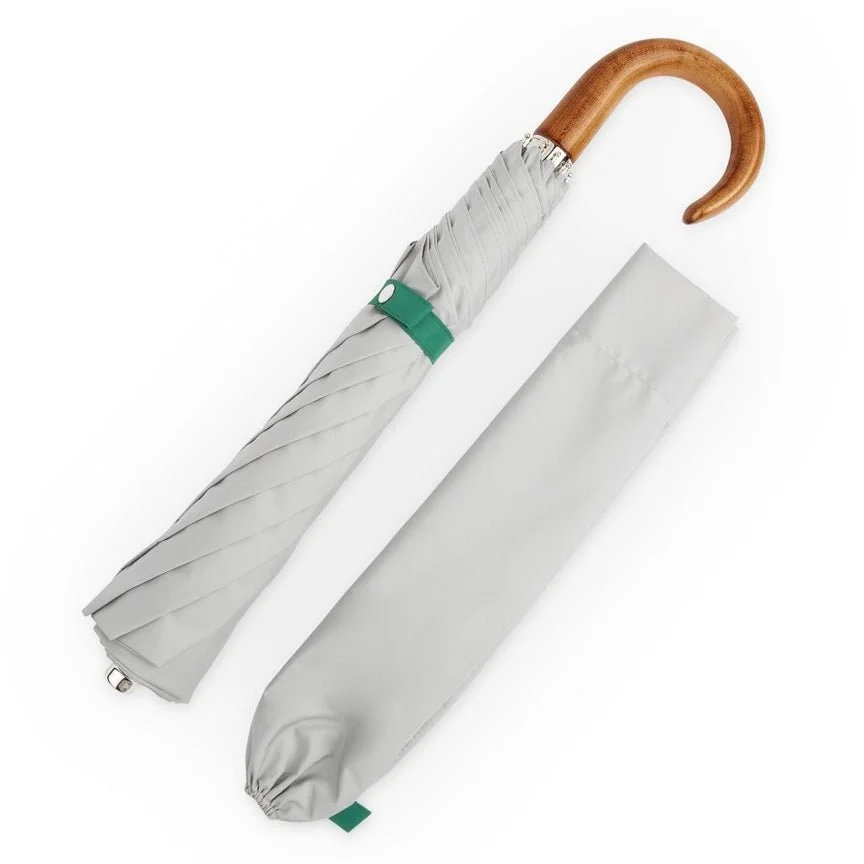British Folding Umbrella - Grey:Green 1.jpeg