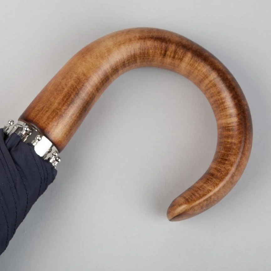 British Folding Umbrella - Marine Blue:Pink 7.jpeg