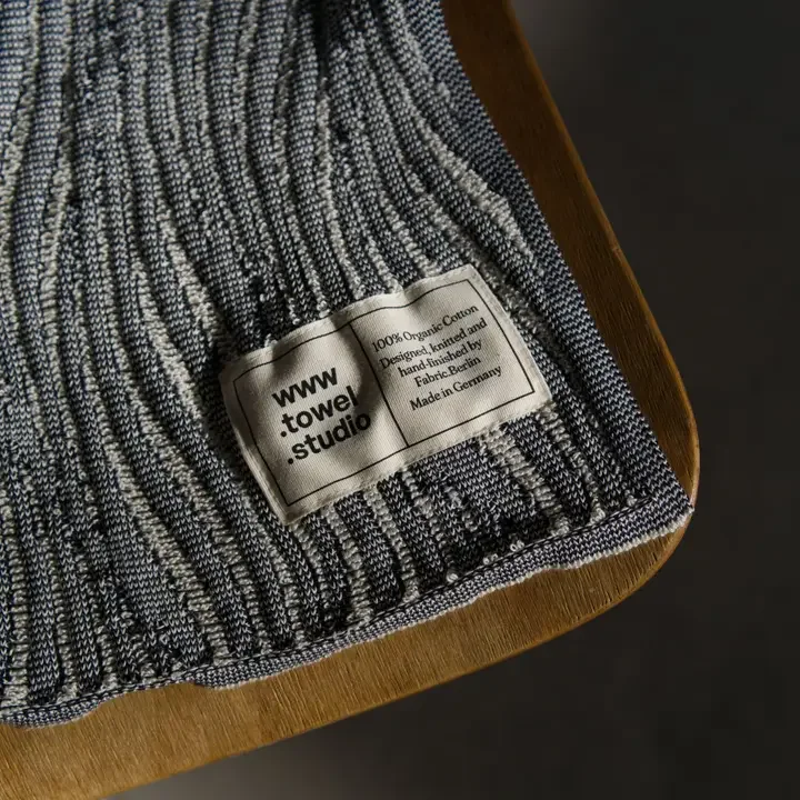 Origami River Bath Towel | Sandy Beige 2.webp