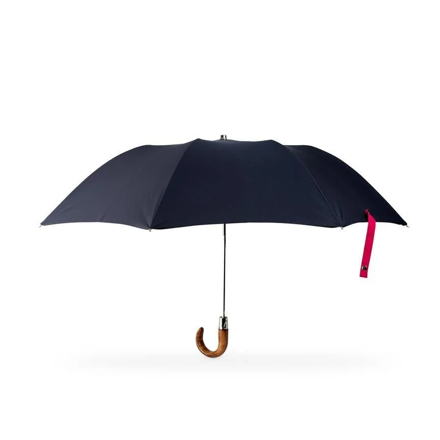 British Folding Umbrella - Marine Blue:Pink.jpeg