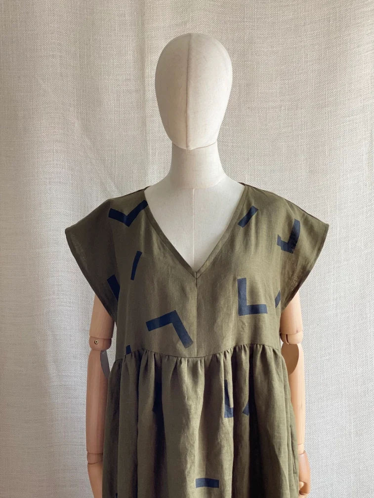 Olive Linen Dress 2.webp
