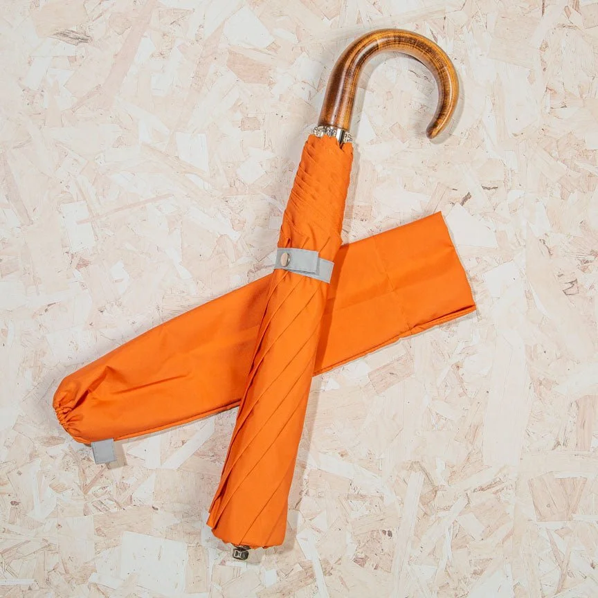 British Folding Umbrella - Orange:Grey 2.jpeg