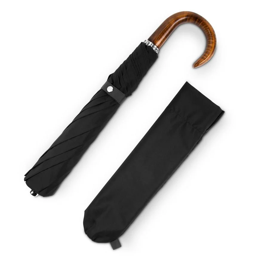 British Folding Umbrella - Black:Charcoal Grey 1.jpeg