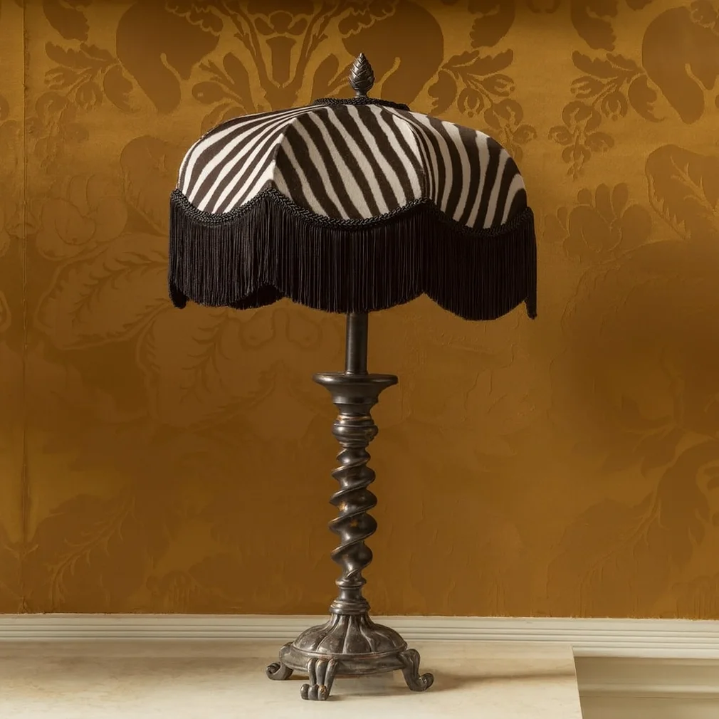 The Black Zebra Lampshade.webp
