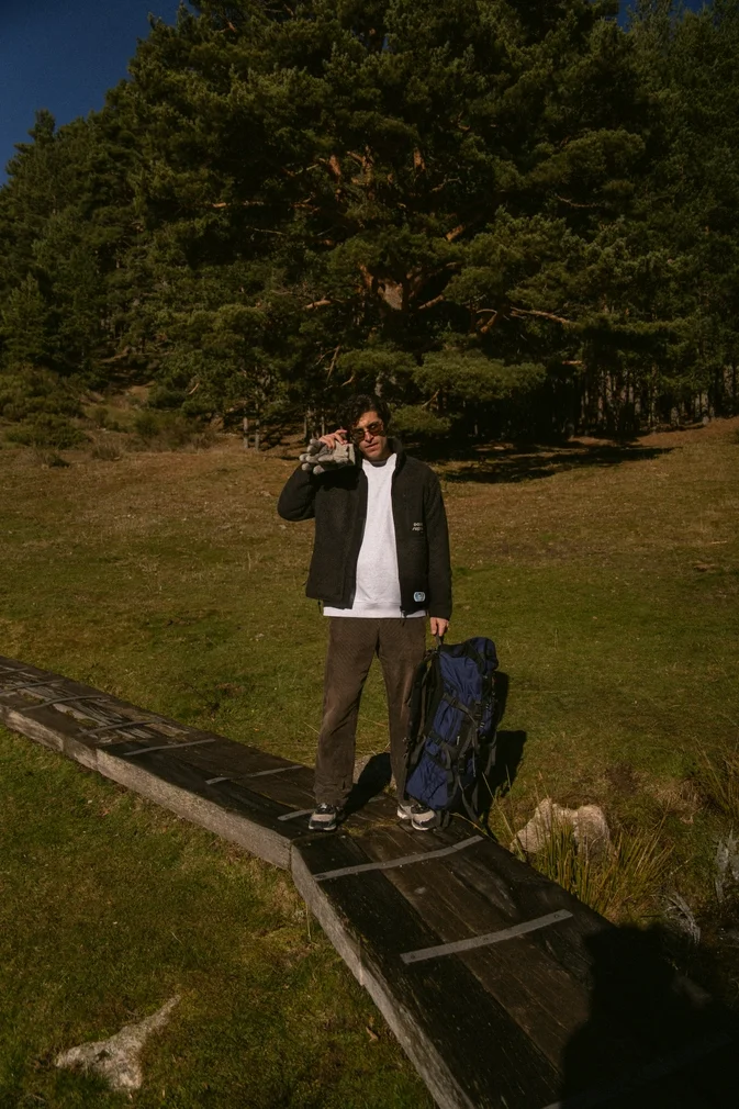 Superski Black Fleece Jacket